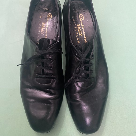BALLY Men’s Continental Black Leather Oxford Shoes Switzerland Size 11 M main image 6